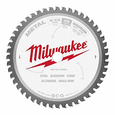 MILWAUKEE 48404220 Circular Saw 6 1/2 in 48 Teeth