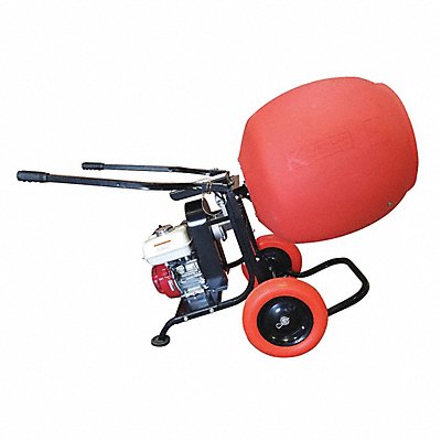 KUSHLAN PRODUCTS 650GASH Wheelbarrow Mixer 6 cu ft 5-1/2 HP