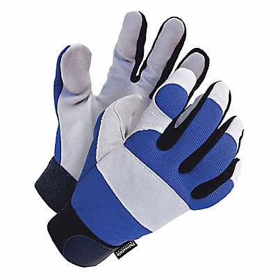 BDG 2091200X2LK VF Lthr Gloves Blk/W/Y 2XL 56LC69 PR