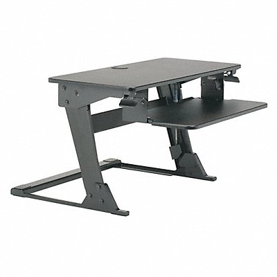 ABILITY ONE 7110020000000 Stand-Up Desk Converter Wood/Steel Black