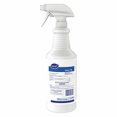 DIVERSEY 4743 Disinfectant Cleaner Lemon 32 oz PK12