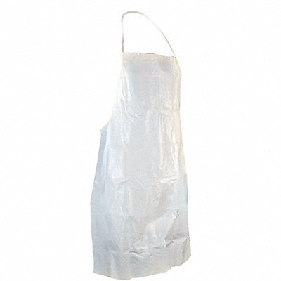 CELLUCAP 157 Bib Apron Uni Wht Microporous Film PK100