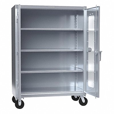 STRONG HOLD 45LD243CLCASS Storage Cabinet 60 x48 x24 Grey 3Shlv