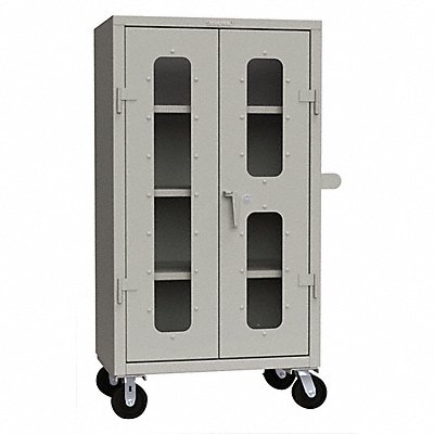 STRONG HOLD 35LD243LCLCA Storage Cabinet 68 x36 x24 Grey 3Shlv