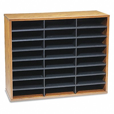 FELLOWES 25043 Lit Organizer 24 Sec 29x11-7/8x23-7/16
