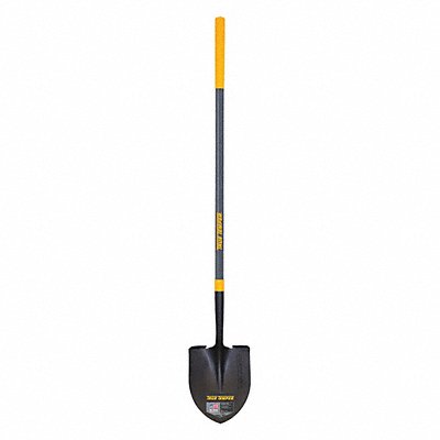 TRUE TEMPER 2584300 Round Point Shovel Fiberglass Handle