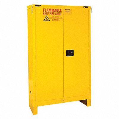 DURHAM MFG 1045SL50 Safety Cabinet Self Close 45 gal Legs