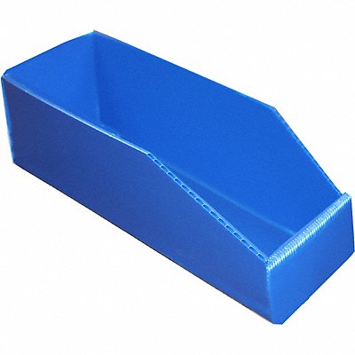 GRAINGER 5735BLUE Hopper Bin