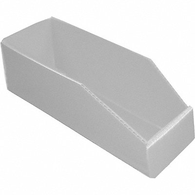 GRAINGER 5735WHITE Hopper Bin