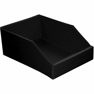 GRAINGER 5736BLACK Hopper Bin