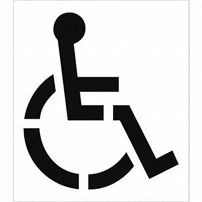 NMC PMS50 Handicap Symbol Parking Lot Stencil