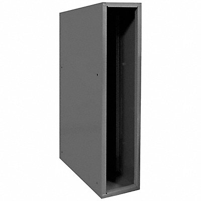 DURHAM MFG 58195 Storage Cabinet 1 Opening Grey Steel