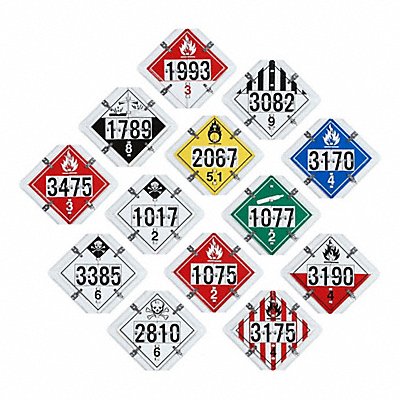 JJ KELLER 58178 DOT Flip Placard