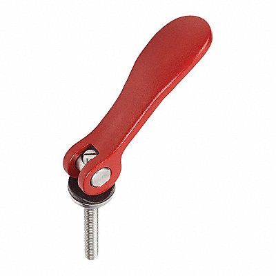 KIPP K000625114A4X40 Adjustable Cam Lever Red SS 3/8-16x40mm