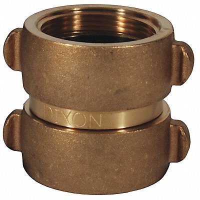 DIXON VALVE COUPLING DFR1515F Female SwivelRockerLug Brass NST 1-1/2
