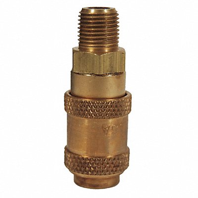 DIXON VALVE COUPLING 1AM1B A Series Male Coupler Brass NPTF 1/8