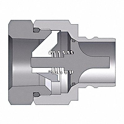 DIXON VALVE COUPLING V4F4B VSeries Valved Plug BR 1/2 FNPTF 1/2