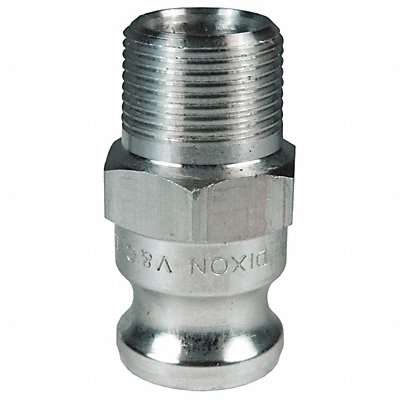 DIXON VALVE COUPLING 100FAL Cam and Groove AL Adaptor x MNPT 1