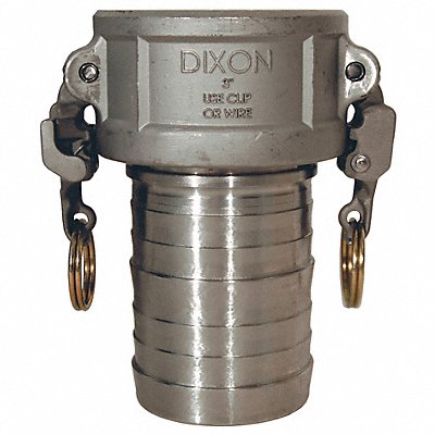 DIXON VALVE COUPLING RC100EZCR EZ Cam and Groove Coupler x Hose 1 SS