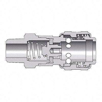DIXON VALVE COUPLING 2DM2S D-Series MNPT 1/4 Coupler 1/4 SS