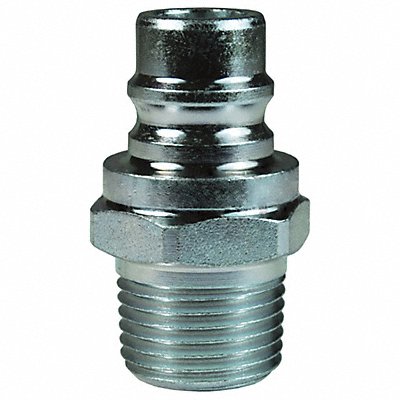 DIXON VALVE COUPLING V2M2 V-Series Valved Plug 1/4 MNPTF 1/4