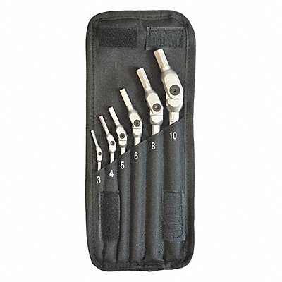 BONDHUS 10 Chrome HexPro Wrenche 3 to 10mm 6 pcs.