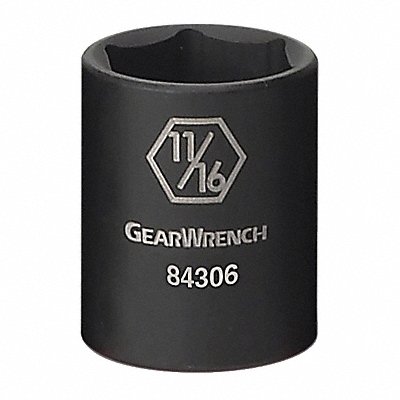 GEARWRENCH 84300N Impact Socket 3/8 Drive 6pt. 5/16