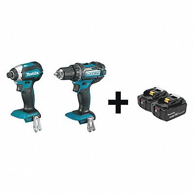 MAKITA XDT13ZXFD10ZBL1840B2 Cordless Combination Kit 2 Tools 18V DC