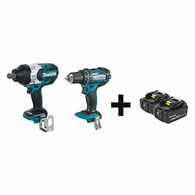MAKITA XWT07ZXFD10ZBL1840B2 Cordless Combination Kit 2 Tools 18V DC