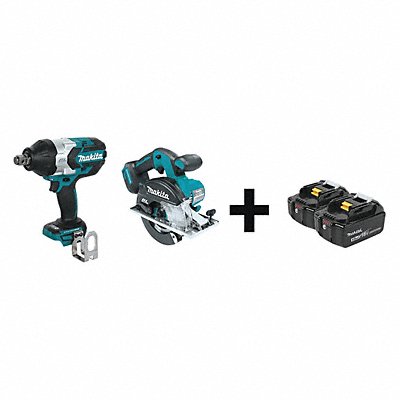 MAKITA XWT07ZXSC02ZBL1840B2 Cordless Combination Kit 2 Tools 18V DC