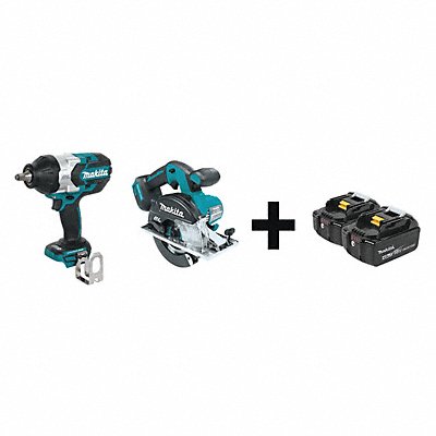 MAKITA XWT08ZXSC02ZBL1840B2 Cordless Combination Kit 2 Tools 18V DC