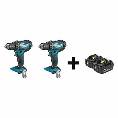 MAKITA XFD10ZXFD10ZBL1840B2 Drill Kit Cordless 1 900 RPM 18V DC
