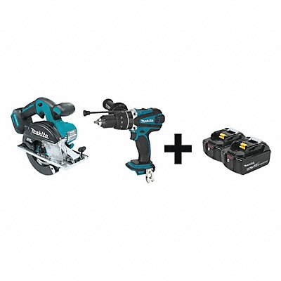 MAKITA XSC02ZXPH03ZBL1840B2 Cordless Combination Kit 2 Tools 18V DC