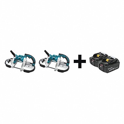 MAKITA XBP02ZXBP02ZBL1840B2 Cordless Band Saw Kit 18V 4.0Ah