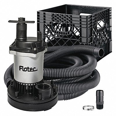FLOTEC FP0S2600RP Plug in Utility Pump 8ft 10in H 115VAC