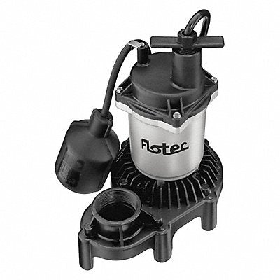 FLOTEC FPZS25T Submersible Sump Pump 8ft 12.75in 115VAC