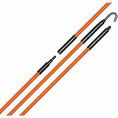 EAGLE TOOL US ETF25016 Fiberglass Wire Fishing Rods 16 ft