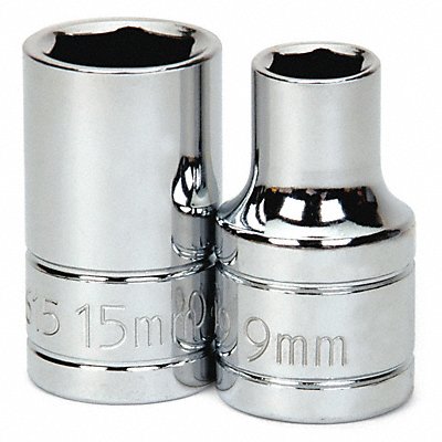WILLIAMS 32518 Standard Socket 1/2 D 6Pt 18mm