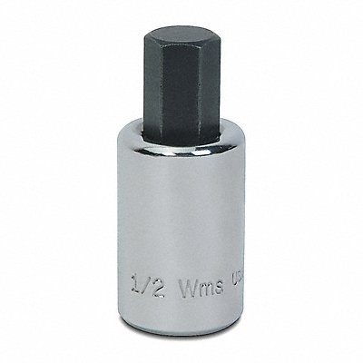 WILLIAMS SA16A Hex Bit Socket 1/2 D 1/2