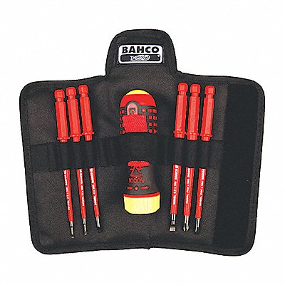 BAHCO 808062 Ratcheting Screwdriver Set 1000V 7 pcs.