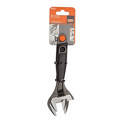 BAHCO 9029RTUS Adjustable Wrench Thin Jaw Wide Mouth 6