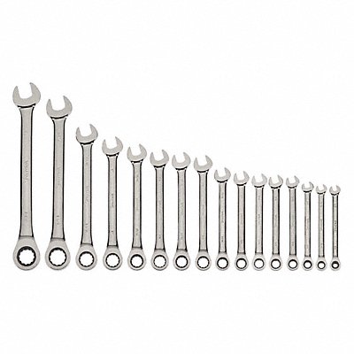 WILLIAMS WS1122NRC Combo Ratchet Wrench Set 1/4-1-1/4 16pc