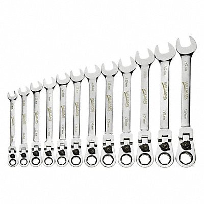 WILLIAMS MWS12RCF Wrench Set Flex-Head 12 pcs.