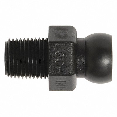 LOC-LINE 49425BLK NPT Connector Black 1/8 PK50