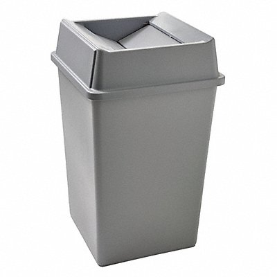 RUBBERMAID COMMERCIAL PRODUCTS 59JM13 Garbage Can Grey 27-5/8 H