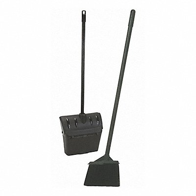 GRAINGER 59JM31 Lobby Broom and Dust Pan 31 in Handle L