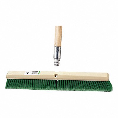 TOUGH GUY 59JM41 Push Broom 60 in Handle L 18 in Face