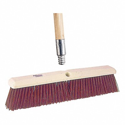 TOUGH GUY 59JM43 Push Broom 60 in Handle L 18 in Face