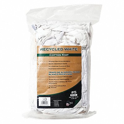 SEYMOUR MIDWEST RAKE 46217 Knit Cloth White Cotton 4 lb.
