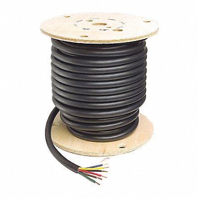 GROTE 825602 AutomotiveCable 14AWG Bw Gn Wt Yw 100ft